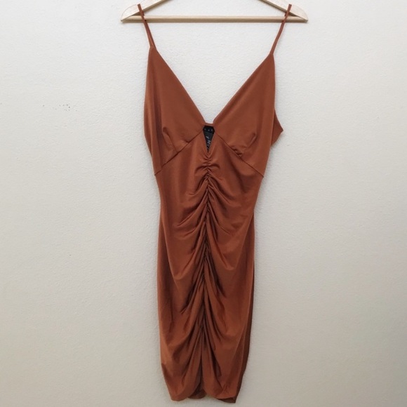 NWT Satin Mini Dress - Large - Picture 2 of 5